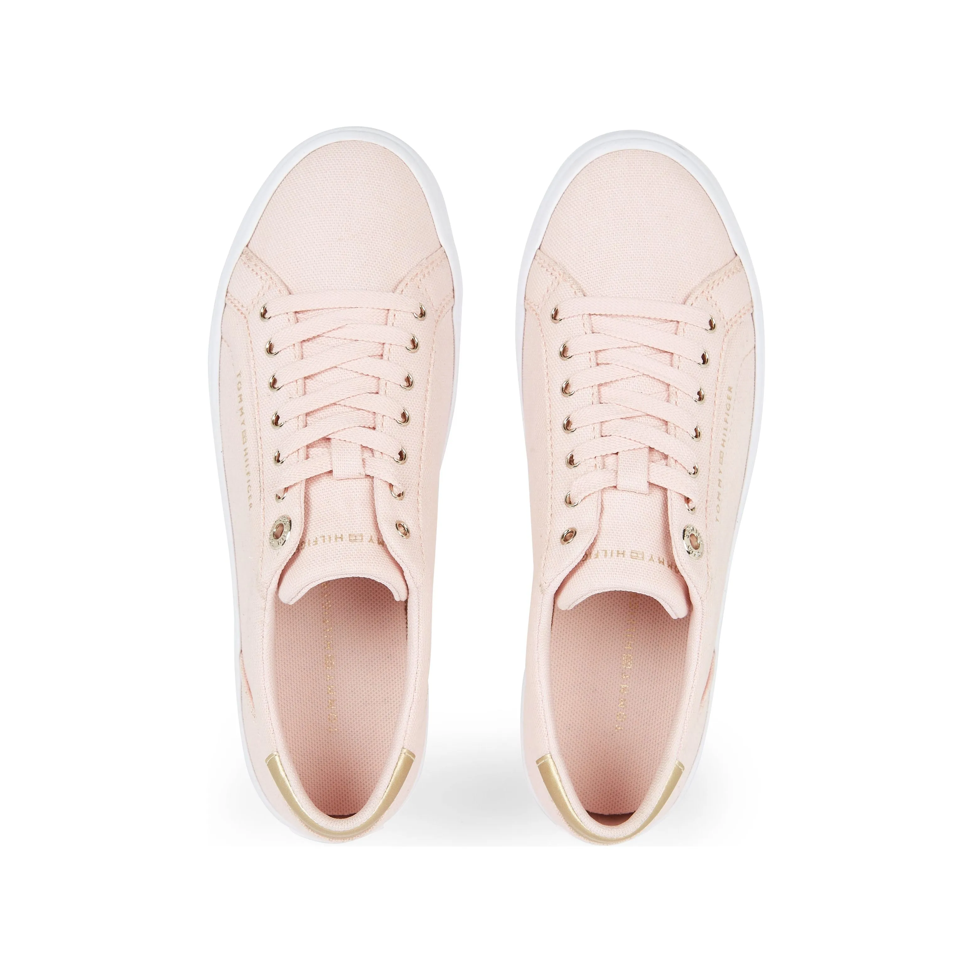 Tommy Hilfiger Womens Essential Vulc Canvas Sneaker Whimsy Pink