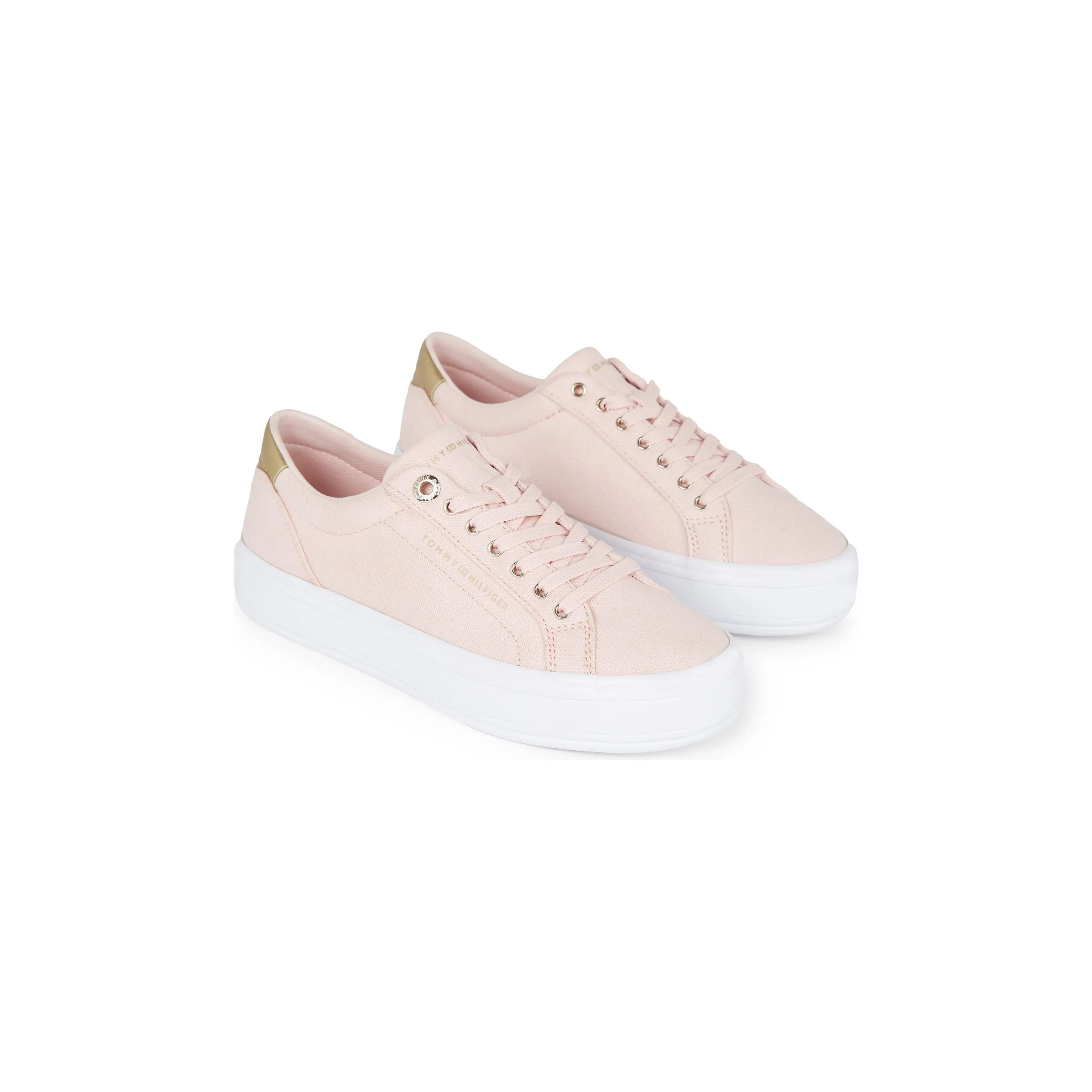 Tommy Hilfiger Womens Essential Vulc Canvas Sneaker Whimsy Pink