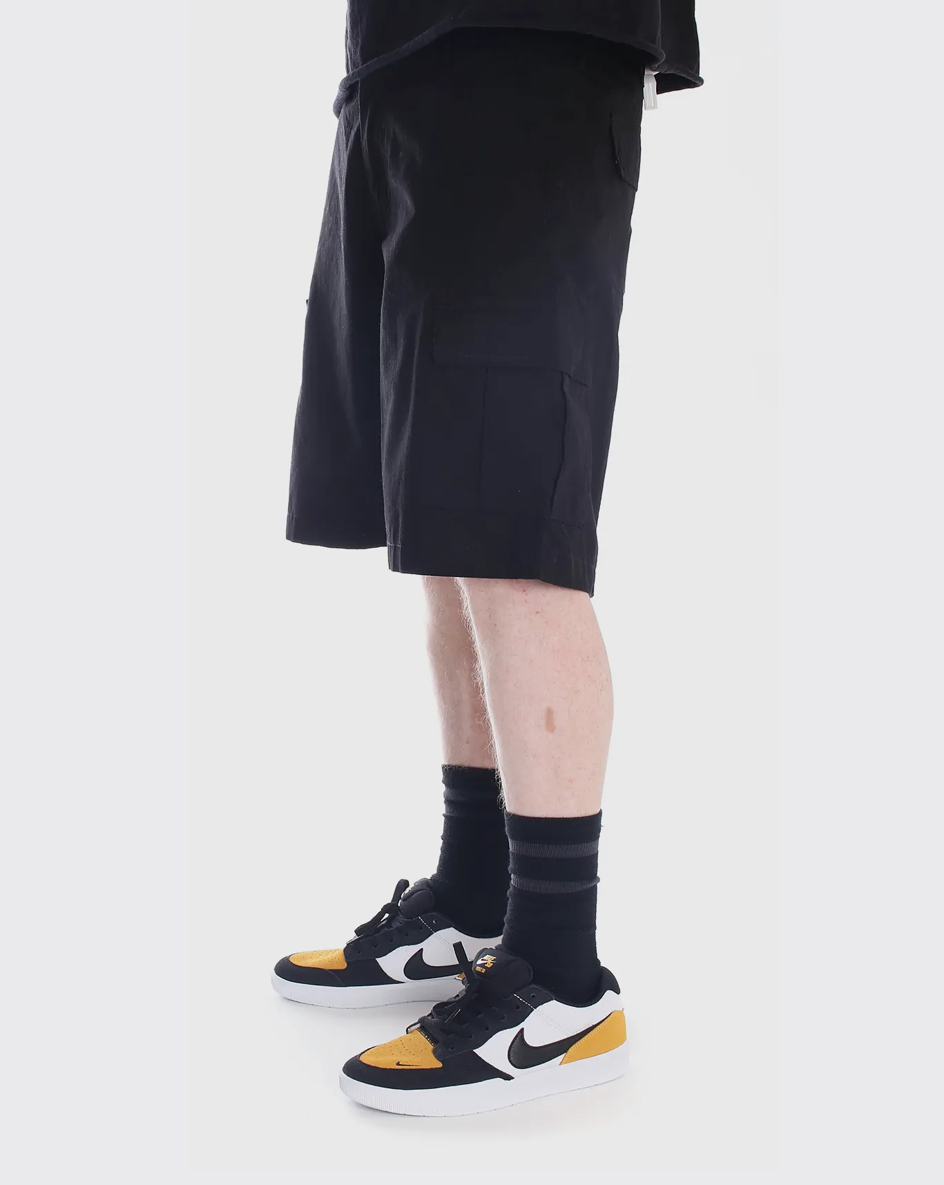 Trainers Ripstop Cargo Short - Black