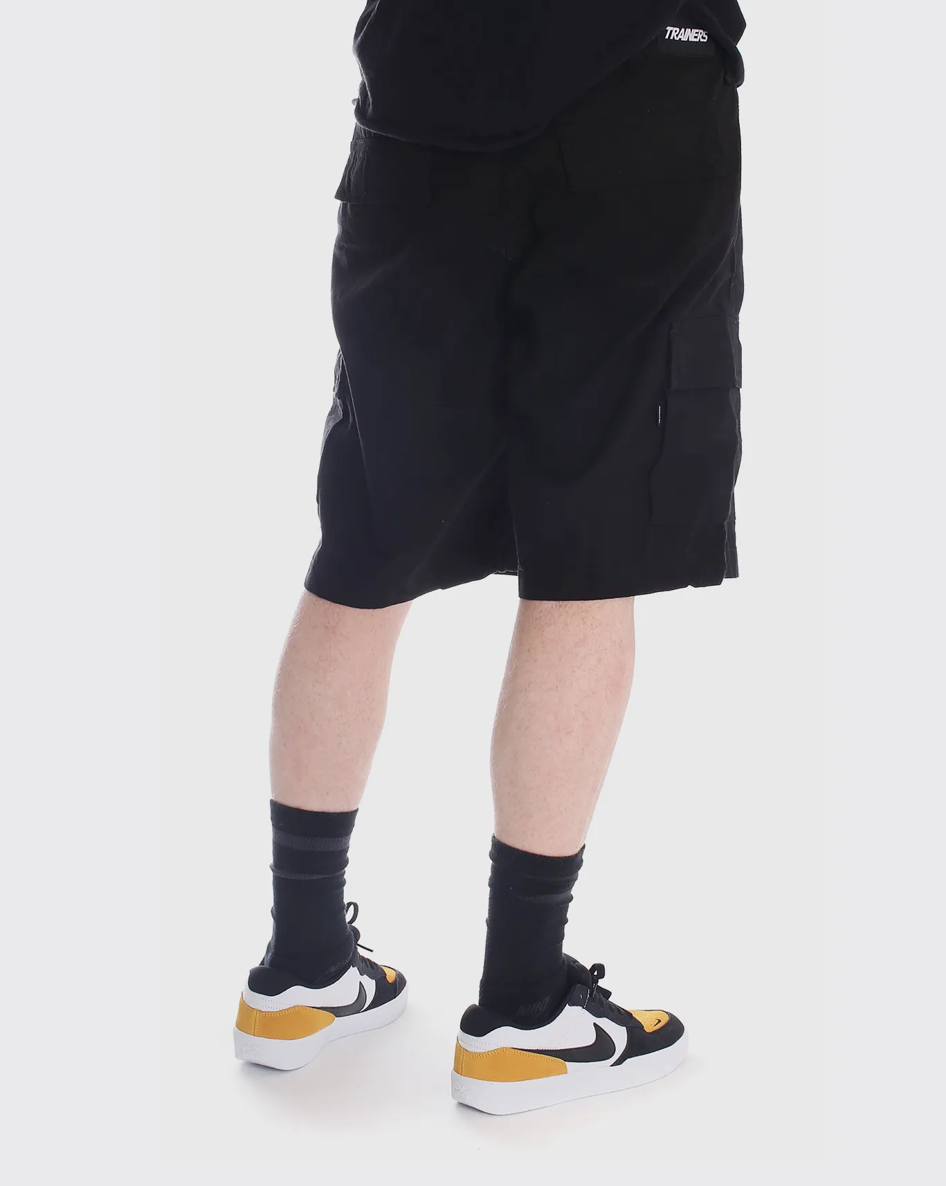 Trainers Ripstop Cargo Short - Black