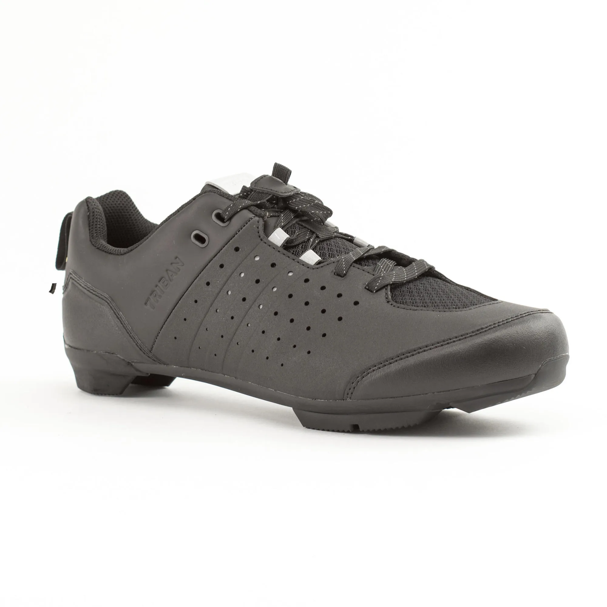 Triban Adult GRVL500 Road & Gravel Cycling Lace-Up SPD Shoes