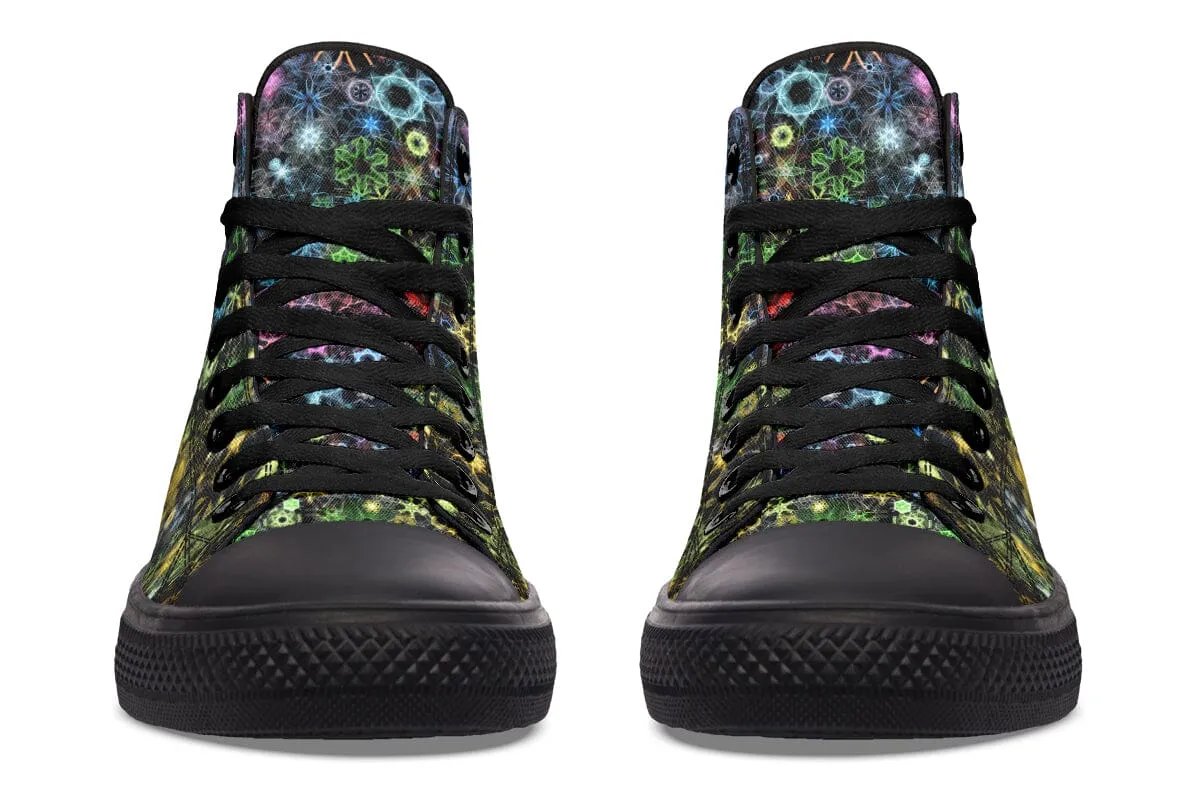 Trippy Constellation High Top Shoes