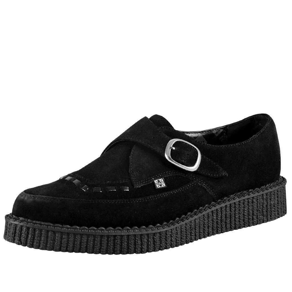 TUK Black Suede Pointed Creeper A8139