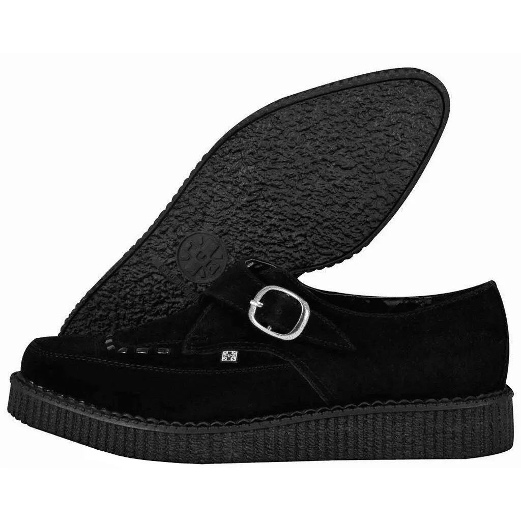 TUK Black Suede Pointed Creeper A8139