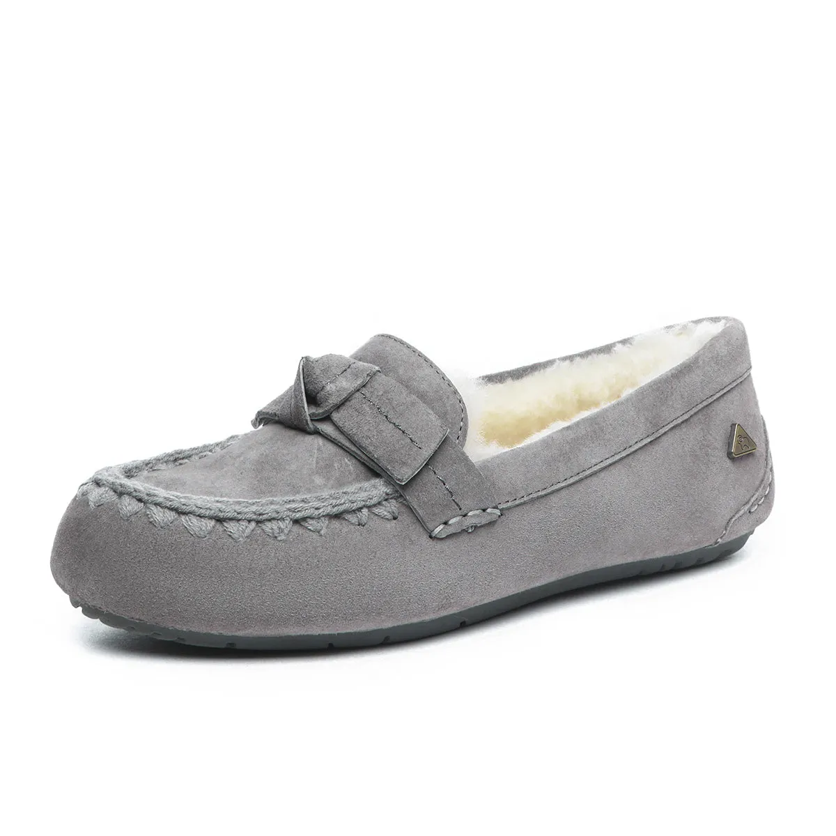 UGG Woven Bow Moccasin