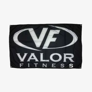 Valor Fitness Large Logo Flag Banner