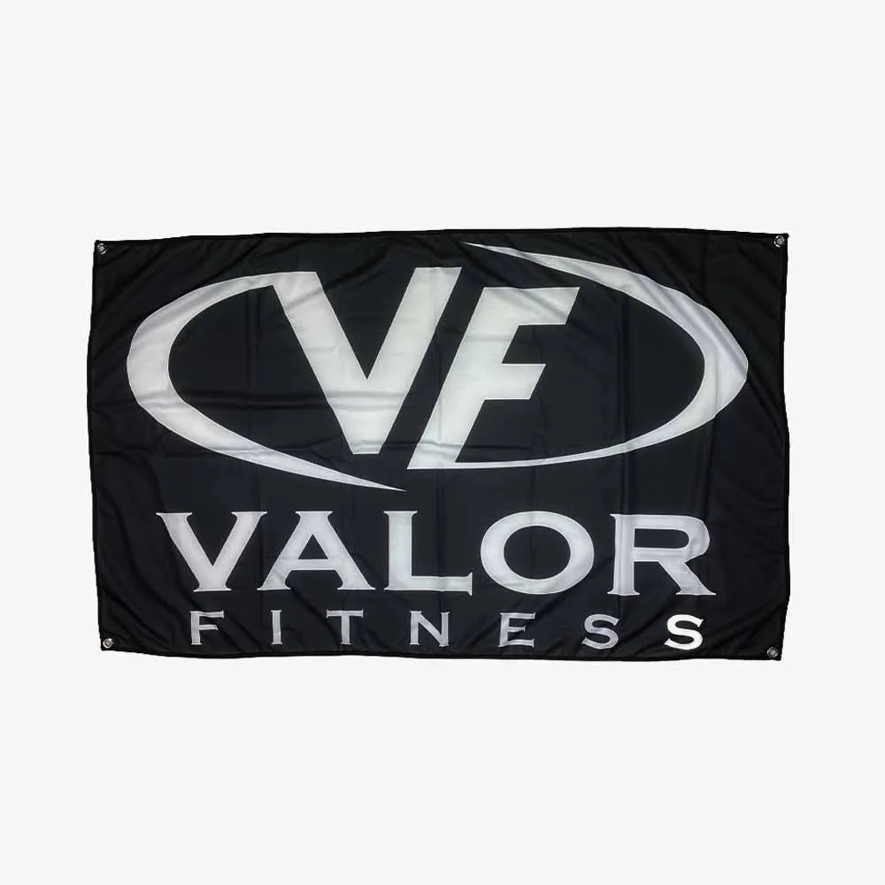 Valor Fitness Large Logo Flag Banner