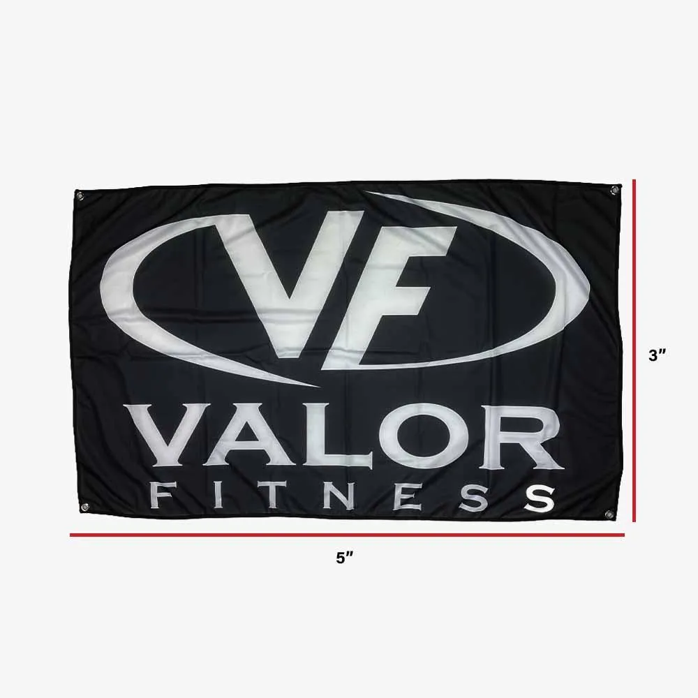 Valor Fitness Large Logo Flag Banner