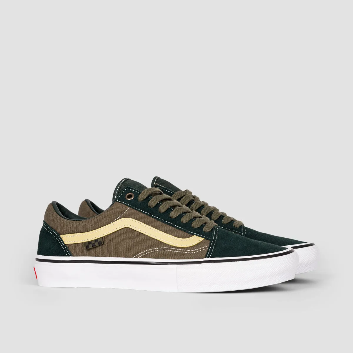 Vans Skate Old Skool Shoes - Scarab/Military