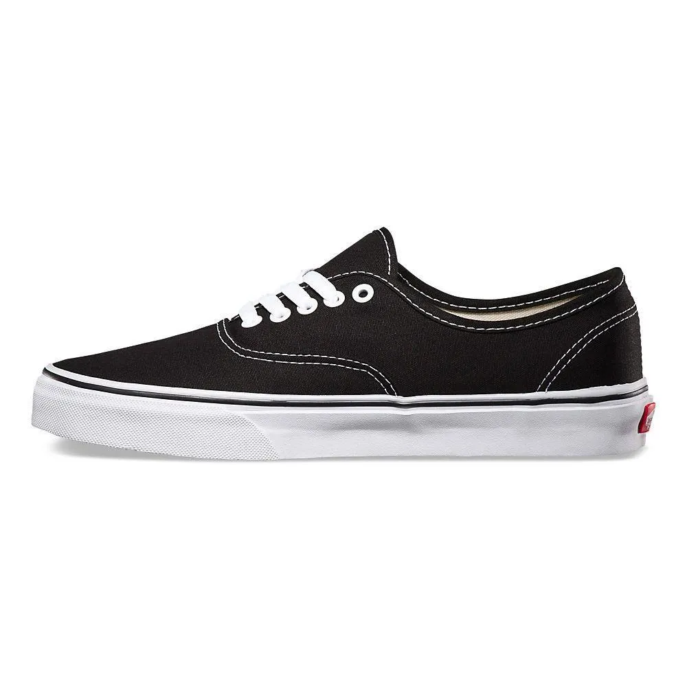 Vans Unisex Authentic Black Canvas