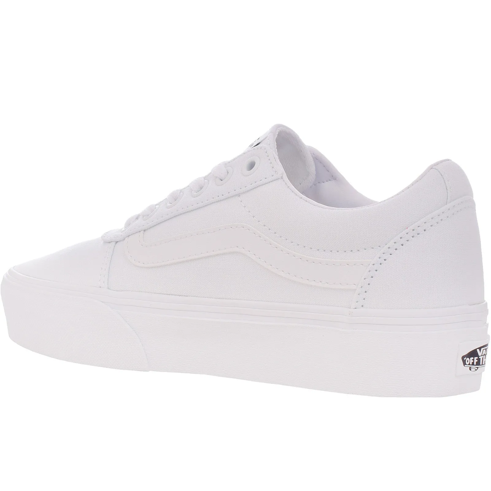 Vans Womens Ward Platform Trainers - White