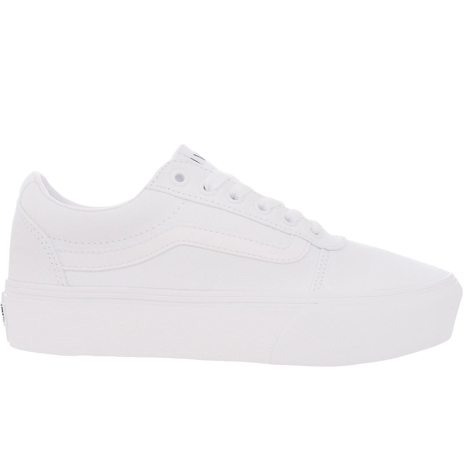 Vans Womens Ward Platform Trainers - White