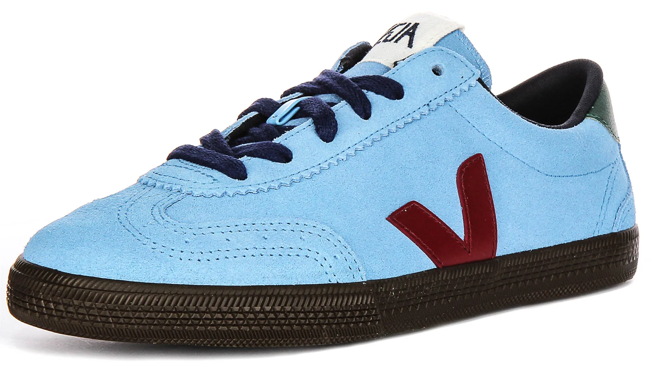 Veja Volley Suede In Blue For Women