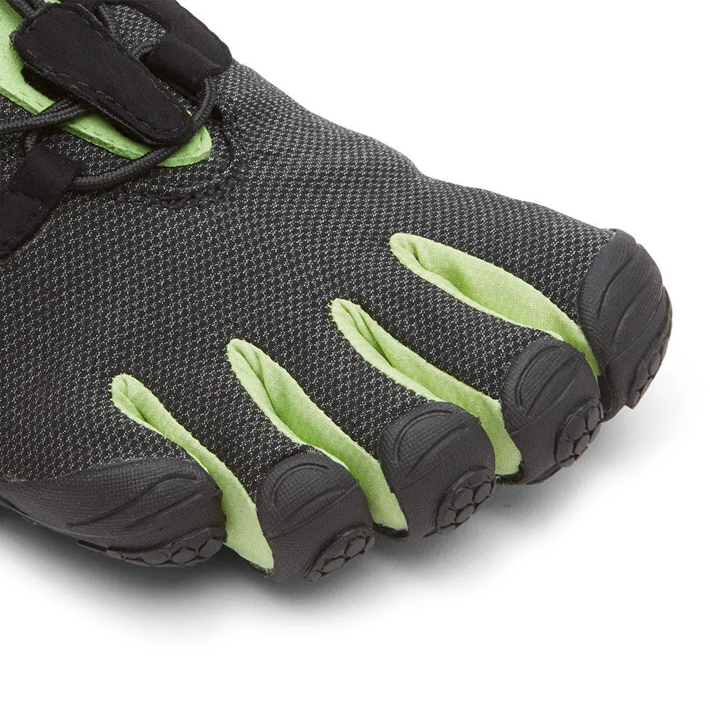 Vibram Women's V-Run Retro in Black Green Black