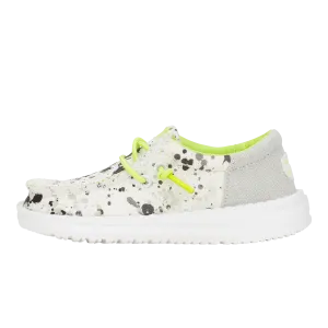 Wally Funk Toddler Splatter - White/Multi