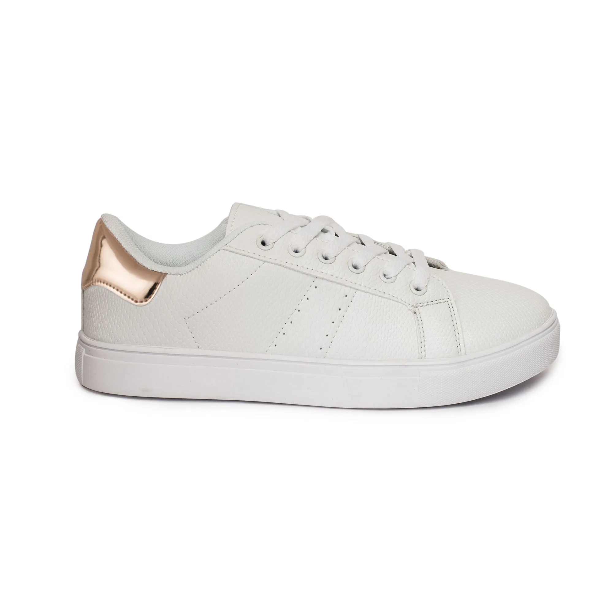 White Lace Up Trainers