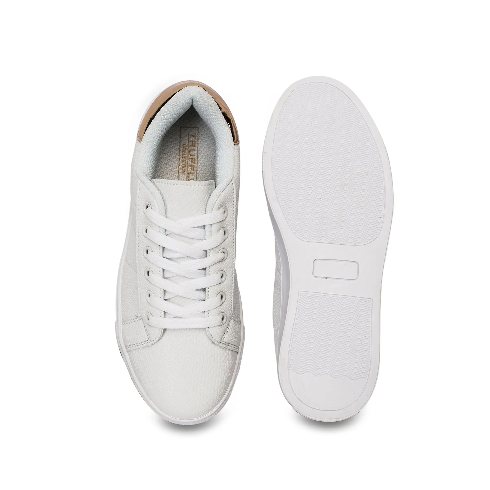 White Lace Up Trainers