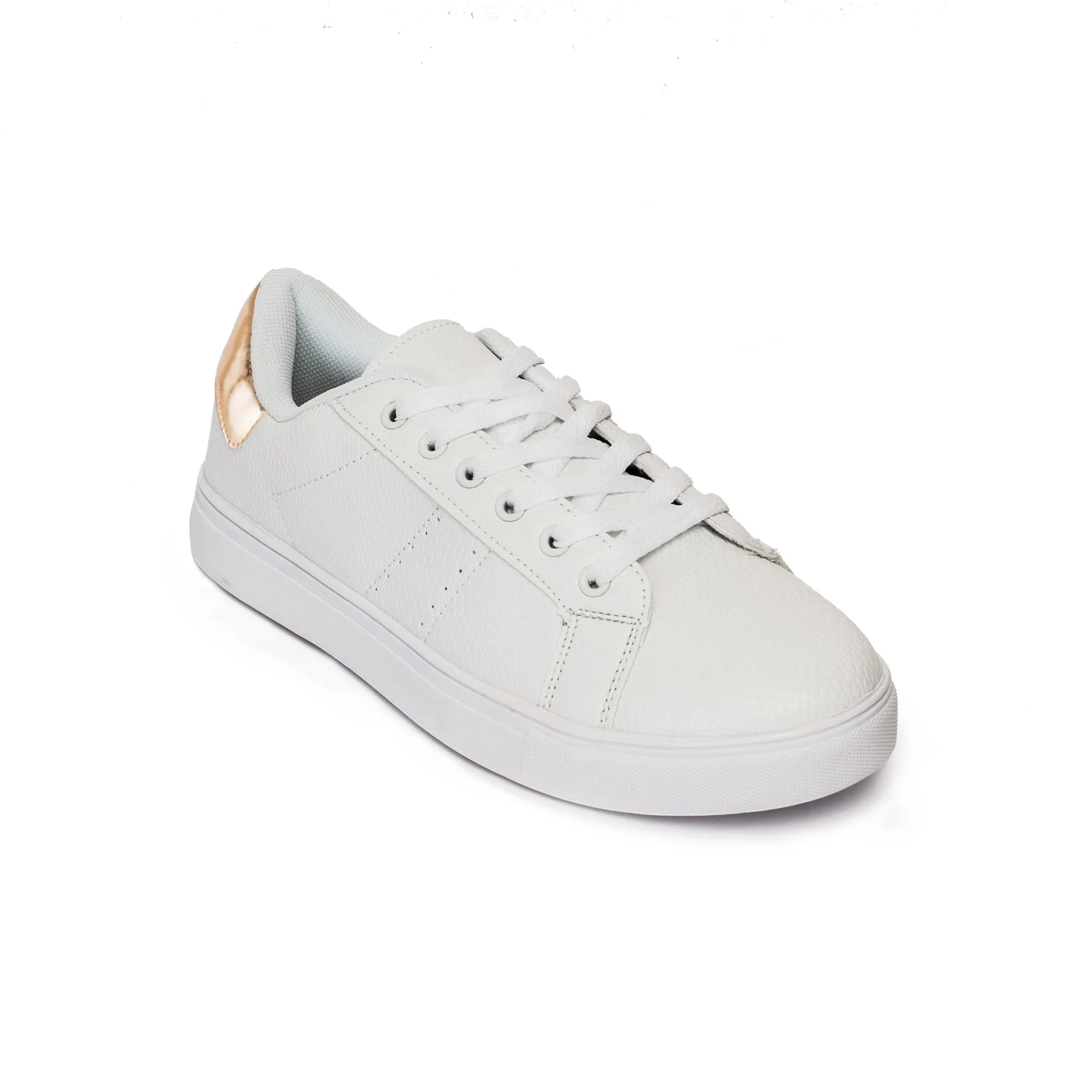 White Lace Up Trainers