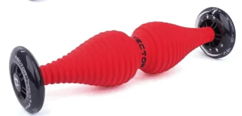 WODFitters TPin Body Roller - Patented Design for Exercise, Deep Tissue Muscle Massage, Recovery, Physical Therapy, Trigger Point Release - More effective than foam roller / muscle stick - Made in USA