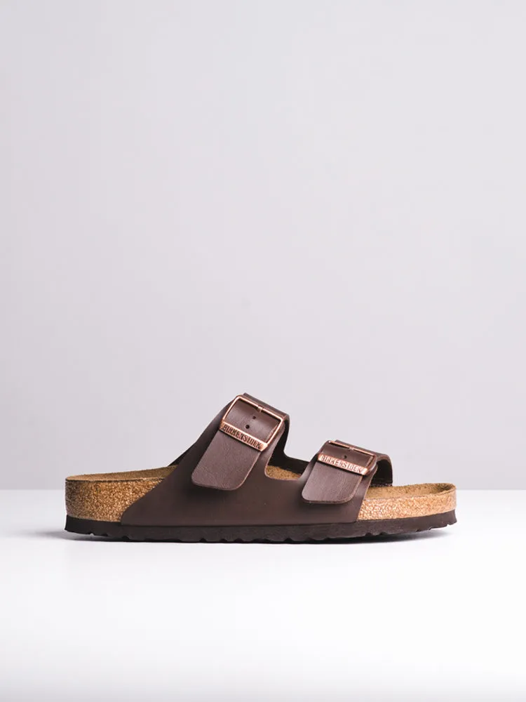 WOMENS BIRKENSTOCK ARIZONA SOFT DARK BROWN SANDALS - CLEARANCE