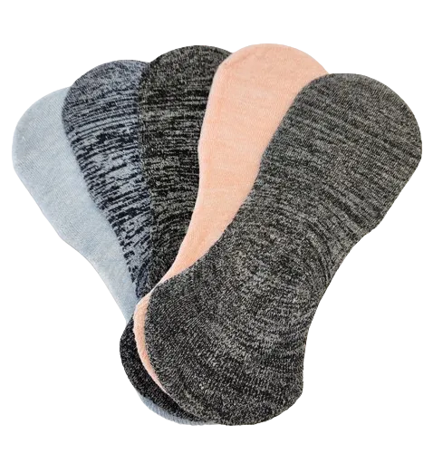 Women's No-Show Bamboo Performance Socks with Arch Support