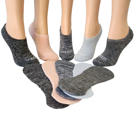 Women's No-Show Bamboo Performance Socks with Arch Support