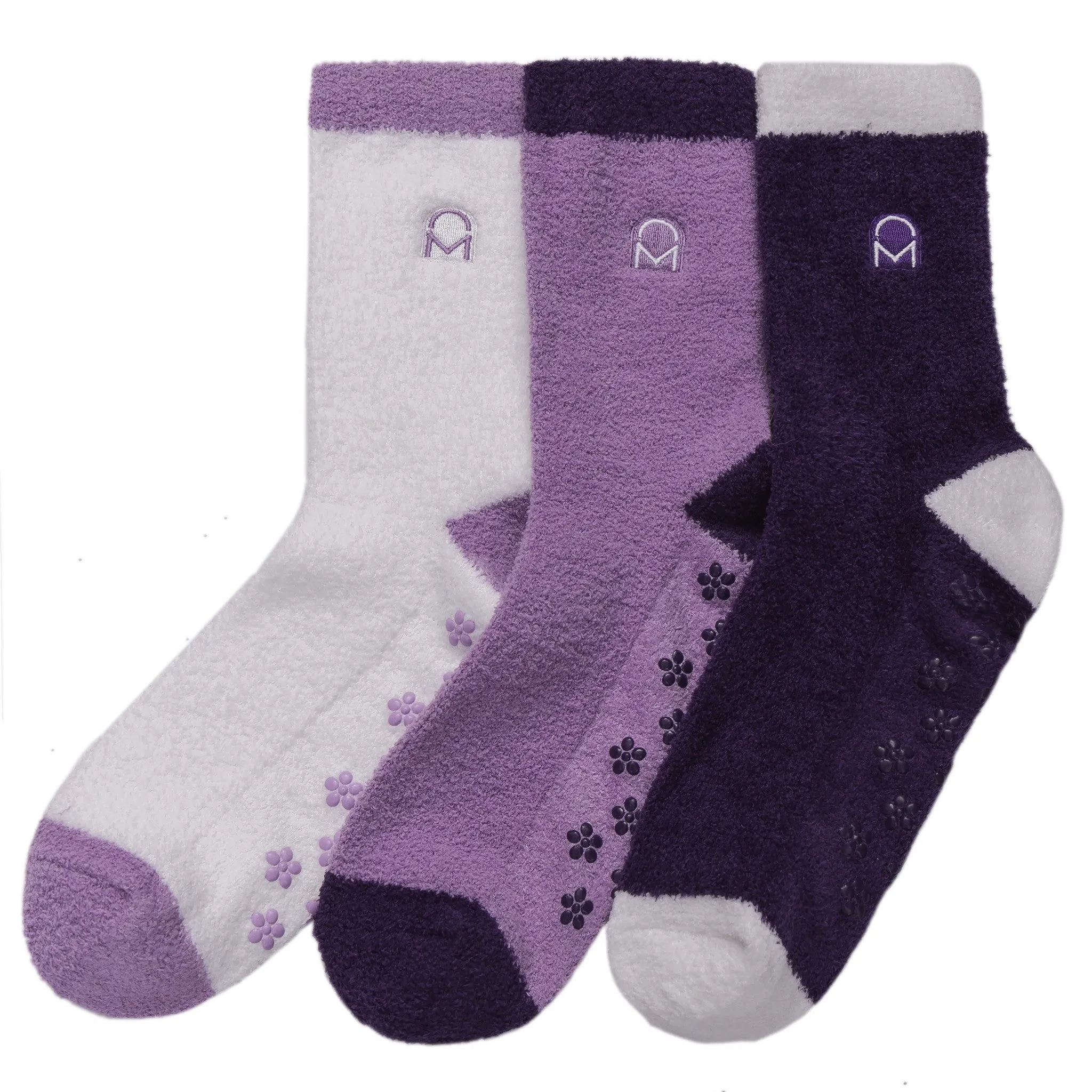 Women's Soft Anti-Skid Micro-Plush Winter Crew Socks