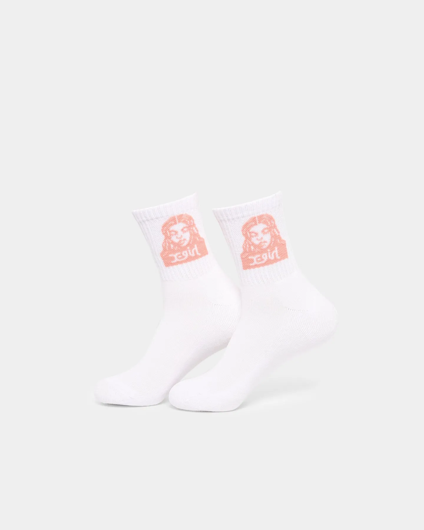 X-Girl Women's Face Socks 3 Pack Multicolour