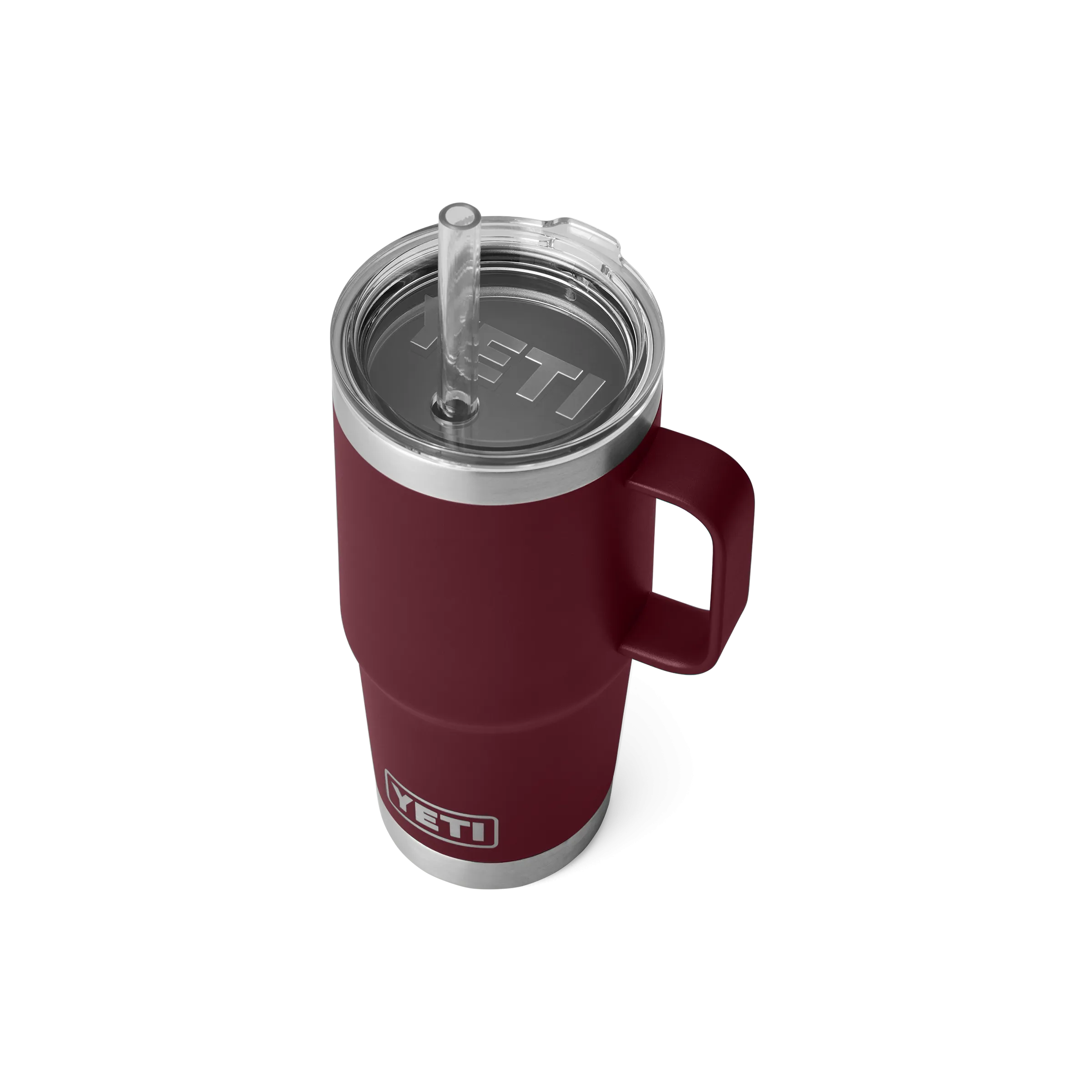 Yeti Rambler 25oz Mug With Straw Lid - Wild Vine Red