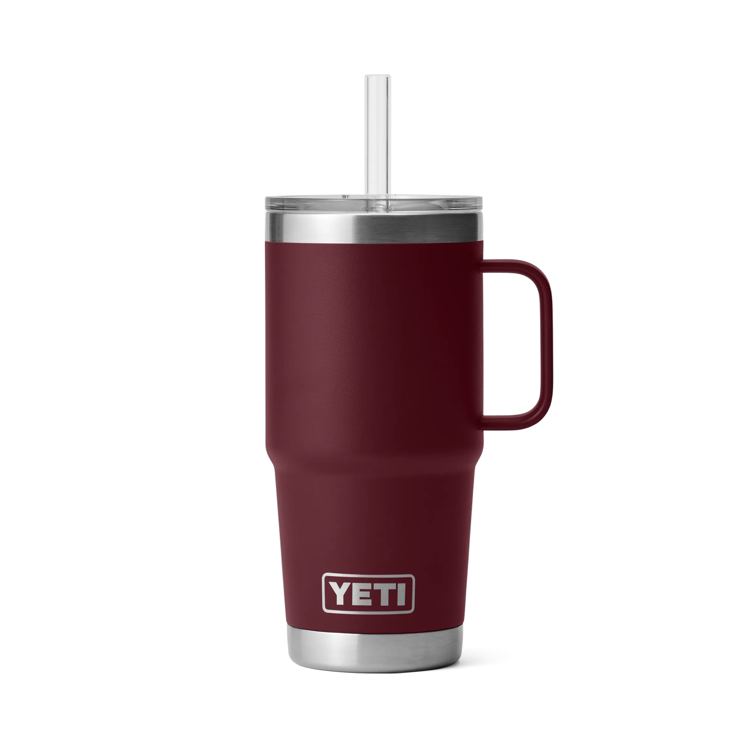 Yeti Rambler 25oz Mug With Straw Lid - Wild Vine Red