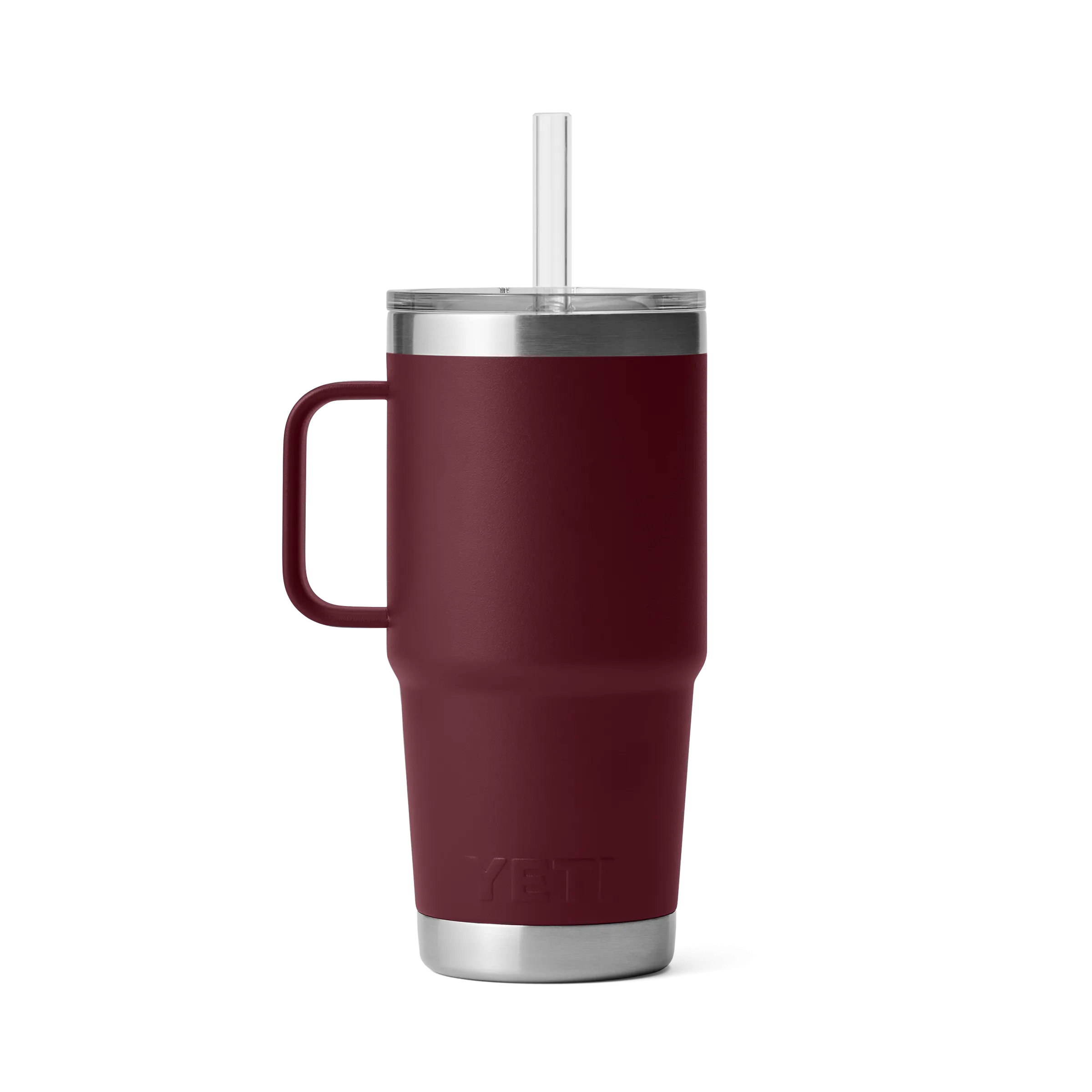 Yeti Rambler 25oz Mug With Straw Lid - Wild Vine Red