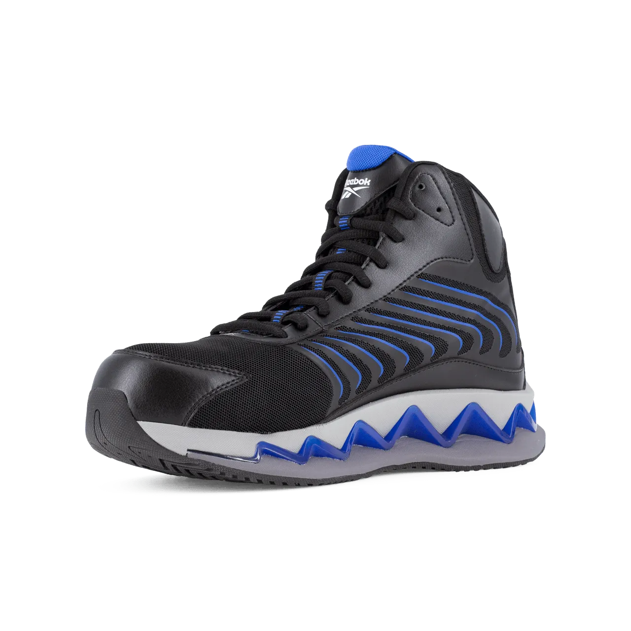 Zig Elusion Heritage Composite-Toe Athletic Work Boot Black/Blue