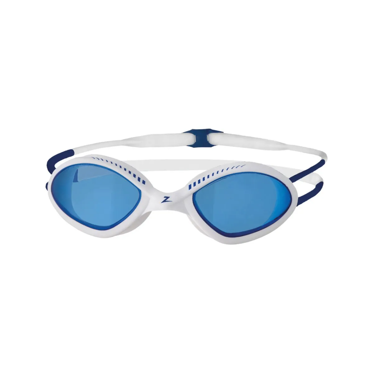 Zoggs Tiger Swimming Goggles White Blue